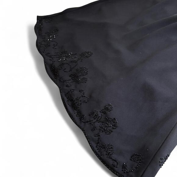 Jones New York Vintage Black Beaded Midi Dress – Size 10 - Picture 6 of 7